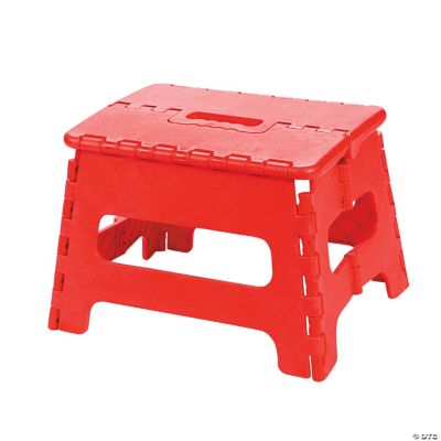 Child’s Red Folding Stool