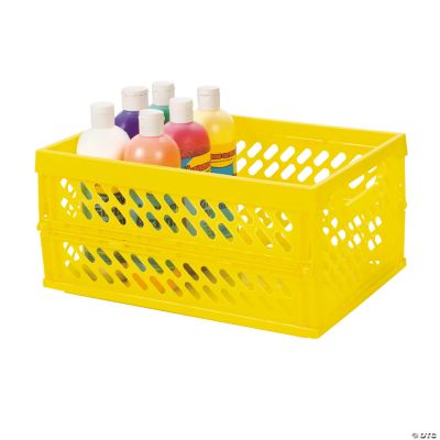 Yellow Foldable Storage Crate