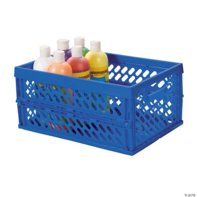 Blue Foldable Storage Crate