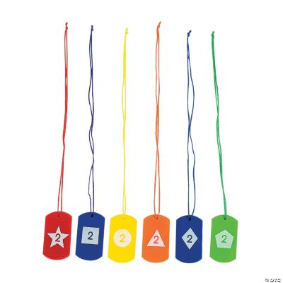 Student Grouping Dog Tag Necklaces
