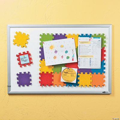 Magnetic Corkboard Puzzle Pieces