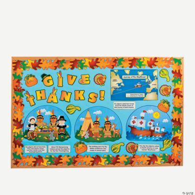 150 Pc. The Pilgrim Story Bulletin Board Set