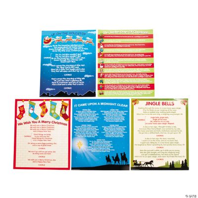 Christmas Carol Learning Charts