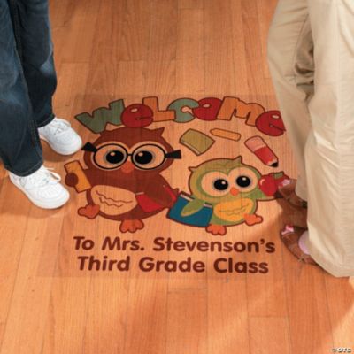 Personalized “Welcome” To Our Class Floor Cling