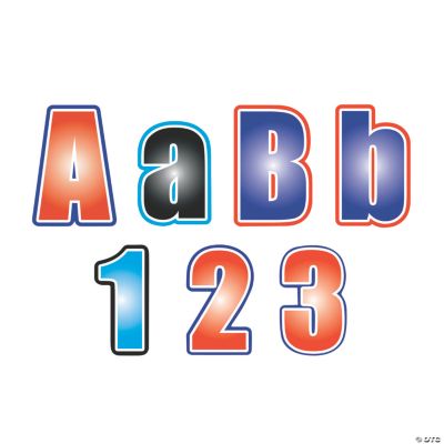 Police Car Letters & Numbers