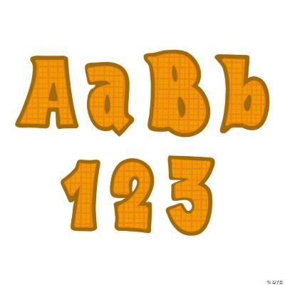 Turkey Letters & Numbers