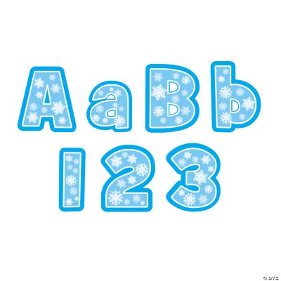 140 Snowman Letters & Numbers