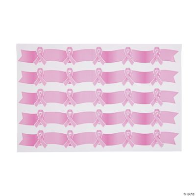 Pink Awareness Ribbon Borders