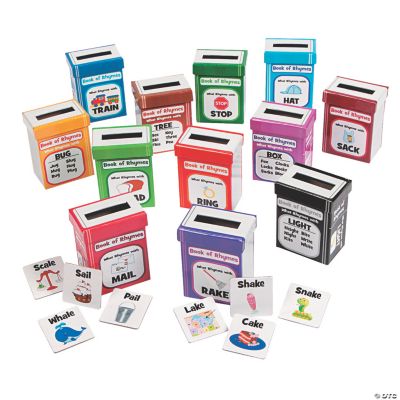 84 Pc. Rhyming Sorting Books
