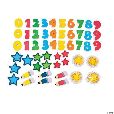 78 Bright Magnetic Manipulatives