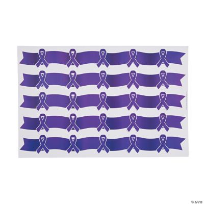 Purple Awareness Ribbon Borders