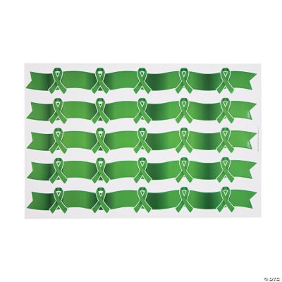 Green Awareness Ribbon Borders