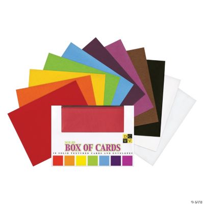 50 Die Cuts With A View® Solid Cards