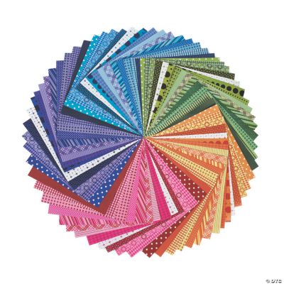 100 Sheet Rainbow Paper Pack