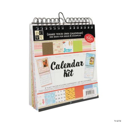 Die Cuts With A View® Scrap Your Own! Calendar Kit