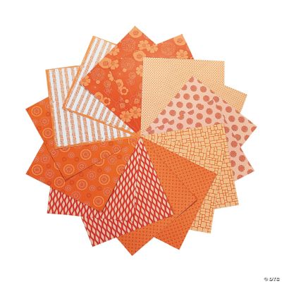 Orange Monochromatic Paper Pack