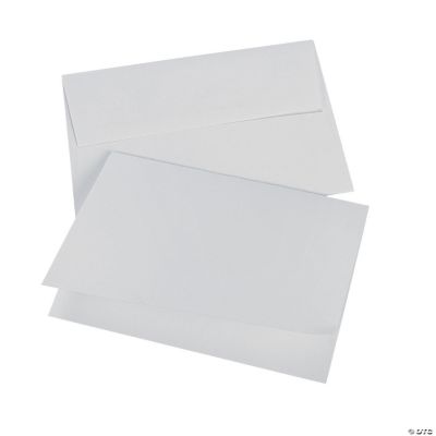 White A7 Notecards & Envelopes