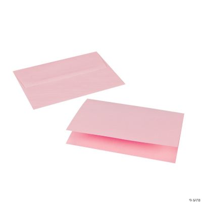 Pastel Pink A7 Notecards & Envelopes