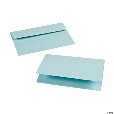 Pastel Blue A7 Notecards & Envelopes