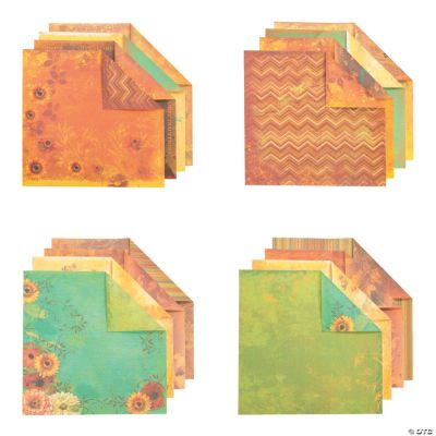 Fall Flowers Paper Pack