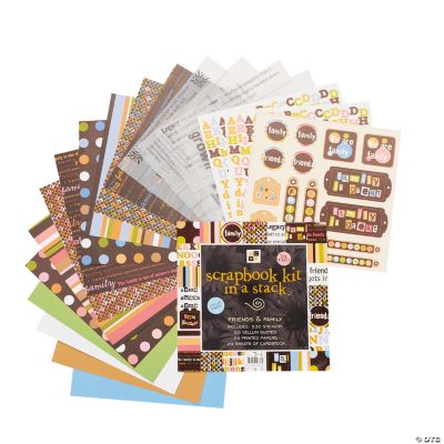 Die Cuts With A View® Scrapbook Kit In A Stack™ – Friends & Family