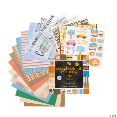 Die Cuts With A View® Scrapboook Kit In A Stack™ – Travel