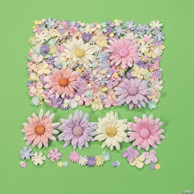 452 Pc. Pastel Paper Flower Assortment