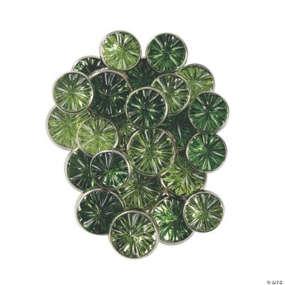 Monochromatic Jewel Brads - Green