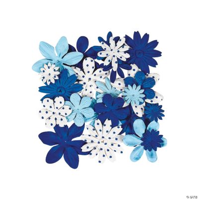 60 Monochromatic Blue Flowers