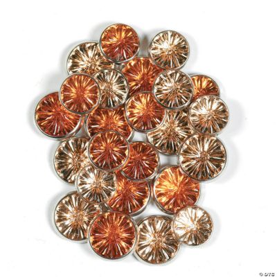 Monochromatic Jewel Brads - Orange