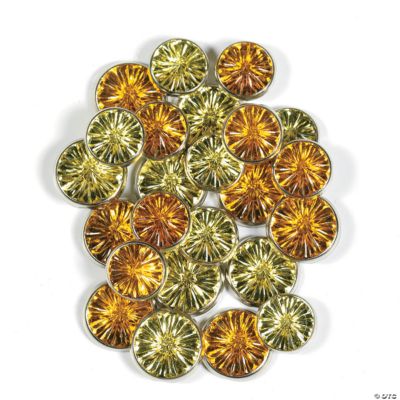 Monochromatic Jewel Brads - Yellow
