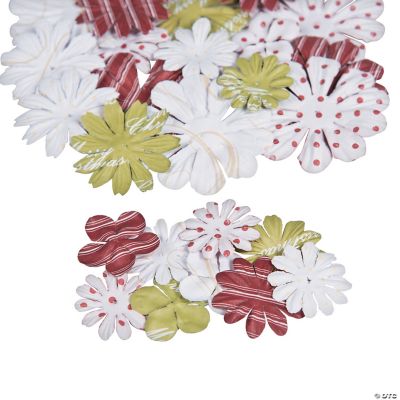 Printed Christmas Flowers
