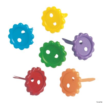 Flower Button Brads