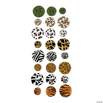 Animal Print Buttons