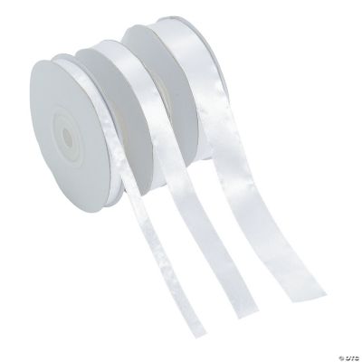 White Satin Ribbon Set