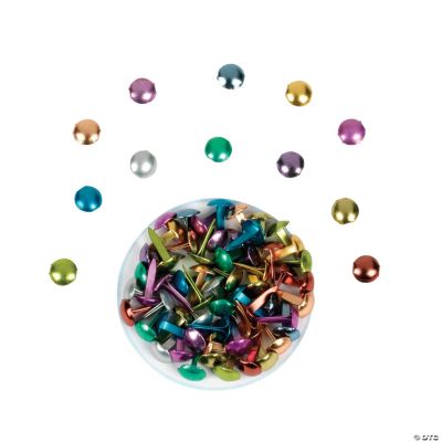 Mini Metallic Color Brads