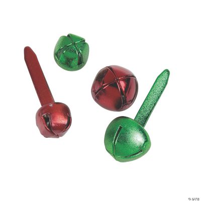 Red/Green Jingle Bell Brads