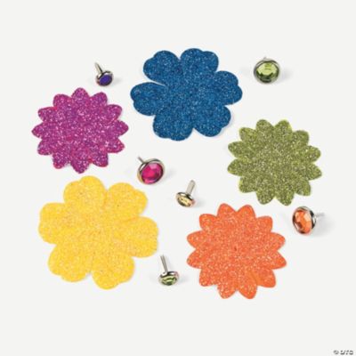 Glitter Flower With Jewels