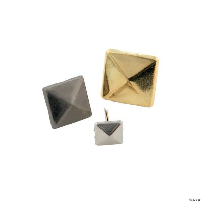 Square Metallic Brads Set