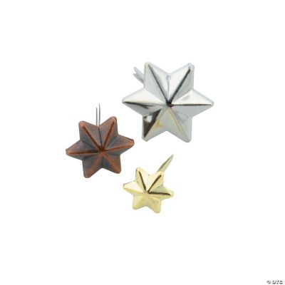 Star Metallic Brads Set