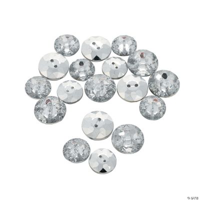 Silver Jewel Buttons