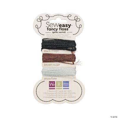 Sew Easy™ Fancy Floss Glitter — Neutral