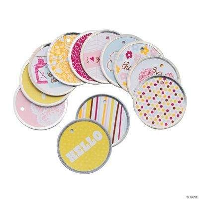 Hello Sunshine Rimmed Tags