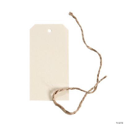 Cream Tags & Ties