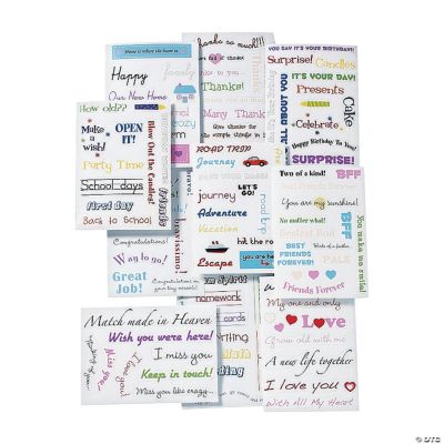 Everyday Phrase Stickers