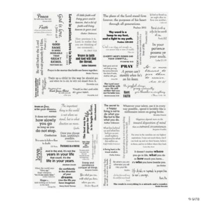 60 Inspirational Phrase Stickers