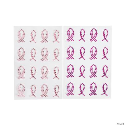 Breast Cancer Rhinestone Stickers