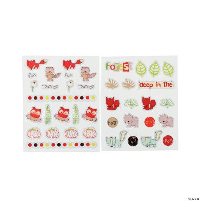 Deep In The Forest Puffy Stickers