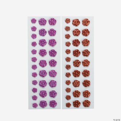 Rose Metallic Foil Stickers