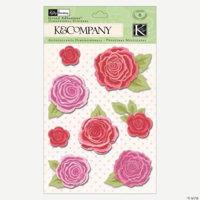 Vintage Valentine Rose Stickers